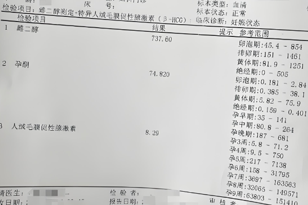 孕早期hcg翻倍较快